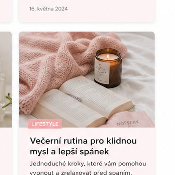 Večerní rutina pro klidnou mysl a lepší spánek
