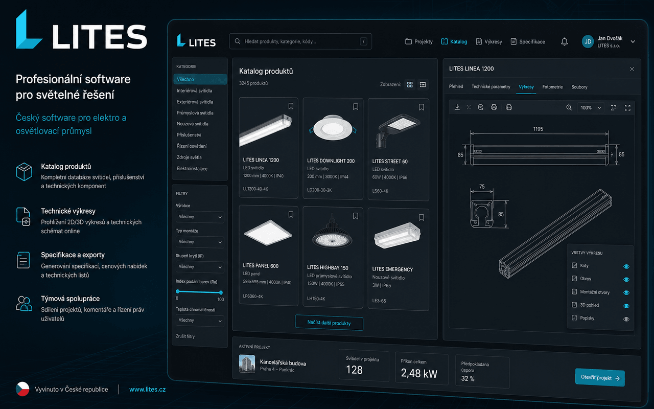 Lites — kalkulátor baterie EPS